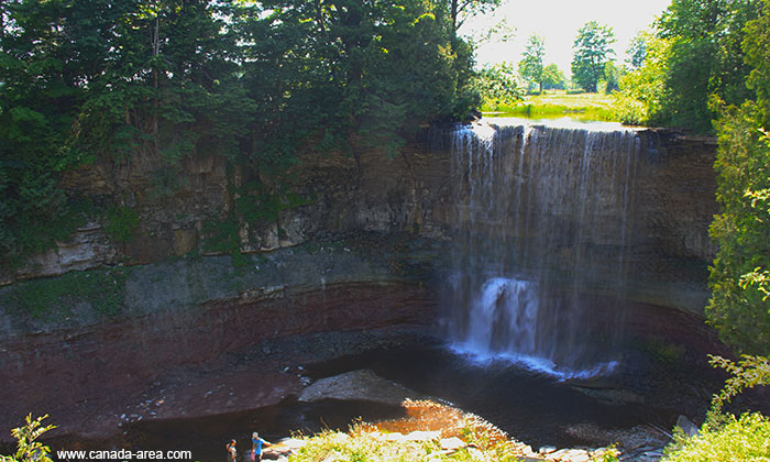 Indian Falls вид сверху