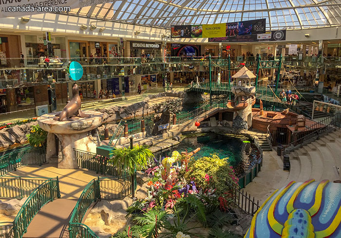 Тц west mall. West Edmonton Mall, Канада. ТЦ «West Edmonton Mall». West Edmonton Mall в 1981. Торговый центр Вест Эдмонтон Молл источник.